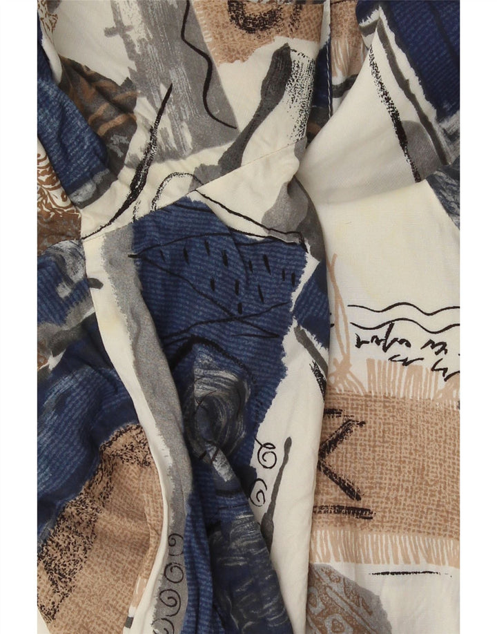 Vintage γυναικείο πουκάμισο EU 44 XL Πολύχρωμο Patchwork Viscose