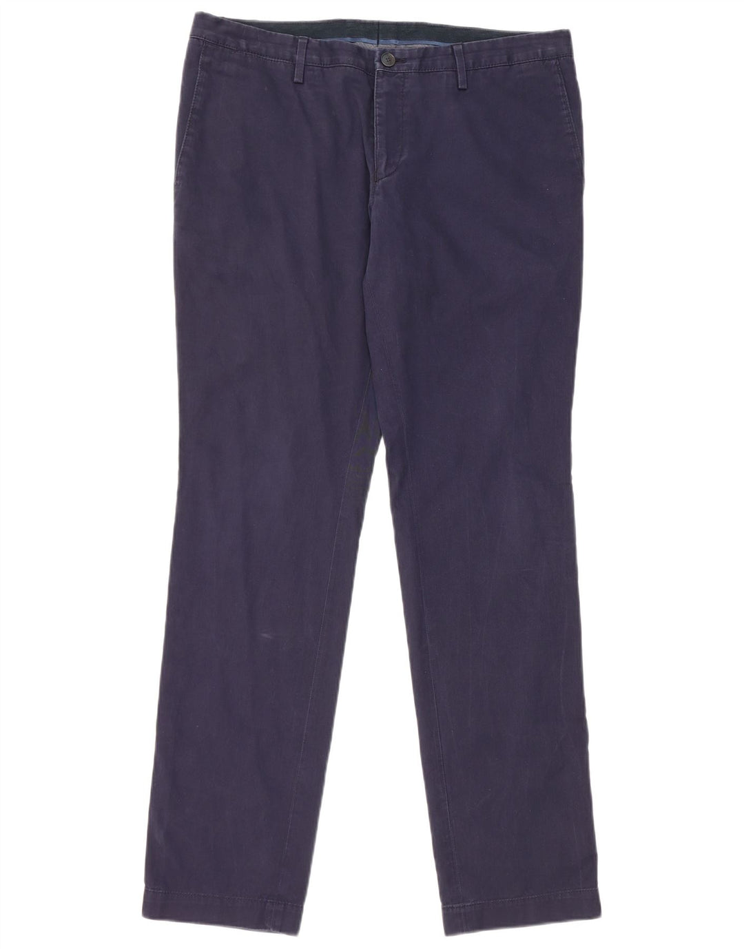 Ανδρικό HUGO BOSS Slim παντελόνι Chino EU 50 Large W34 L32 Navy Blue Cotton