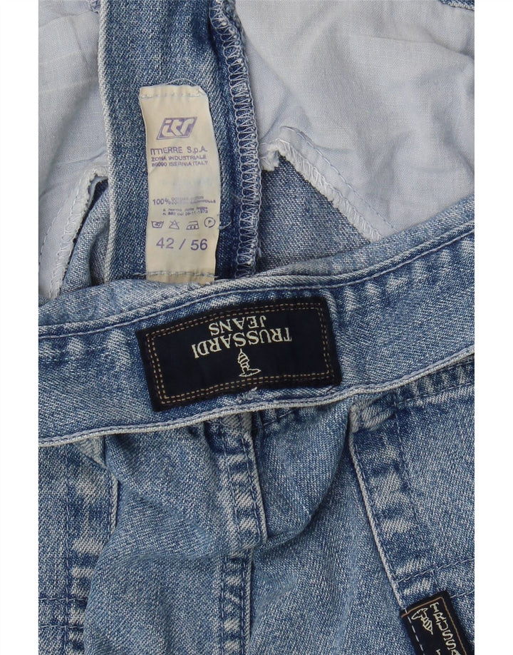 TRUSSARDI Ανδρικό τζιν κωνικό IT 56 3XL W42 L31 Μπλε βαμβακερό