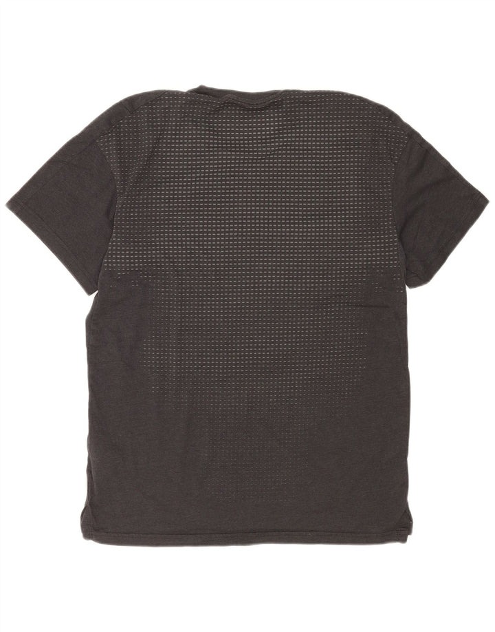 Μπλουζάκι Nike ανδρικό Dri Fit γραφικό μπλουζάκι, μικρό γκρι βαμβακερό