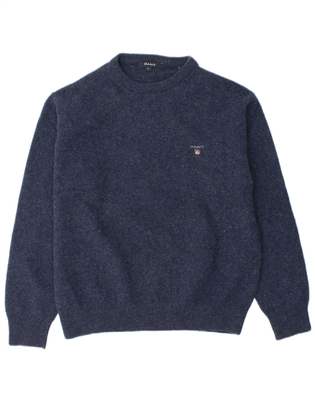 Γυναικείο πουλόβερ GANT Crew Neck Jumper UK 16 Large Navy Blue Lambswool