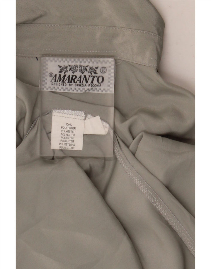 Amaranto Γυναικείο πουκάμισο Loose Fit Μπλούζα IT 50 XL Γκρι Πολυεστέρας