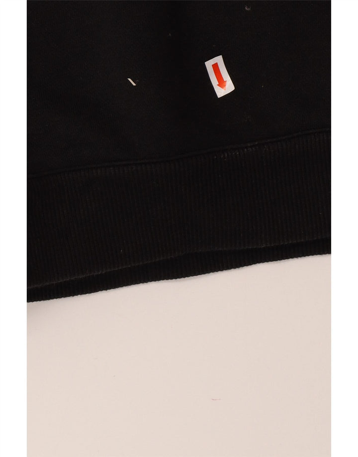 Ανδρικό γραφικό κουκούλα REEBOK XL Μαύρο βαμβακερό