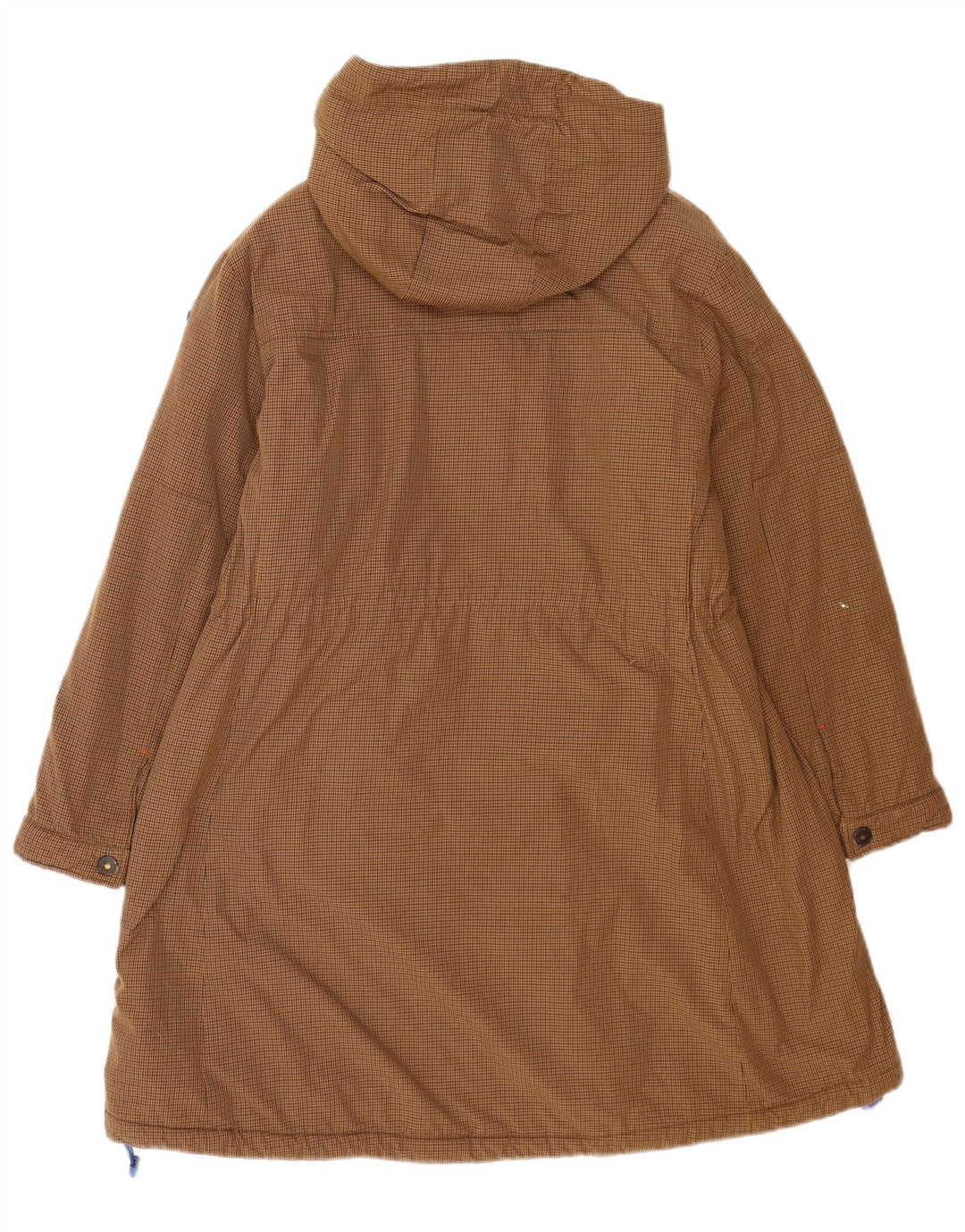 Invicta γυναικείο μπουφάν Parka με κουκούλα UK 6 XS καφέ Houndstooth Polyamide