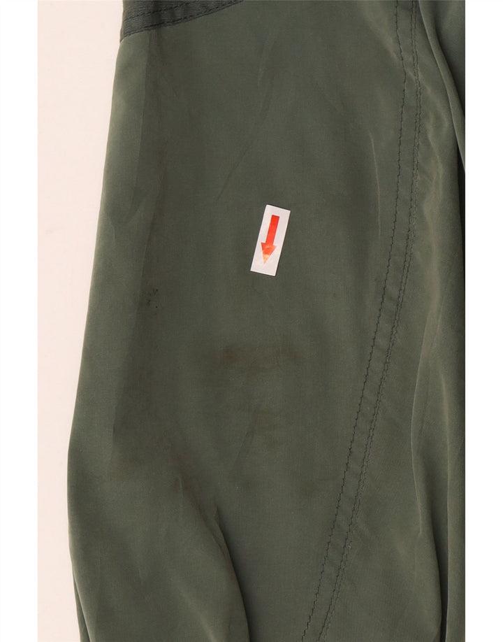 Vintage Ανδρικό Bomber Jacket UK 40 Large Green Colourblock