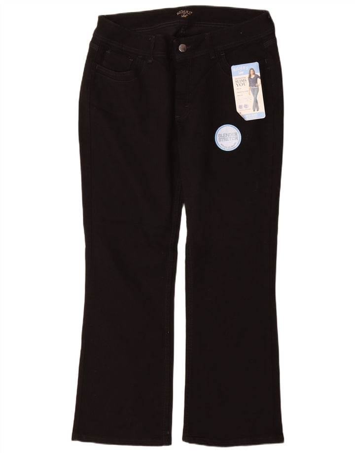 Lee Womens Slender Bootcut Jeans US 16 2XL W34 L30 μαύρο βαμβακερό
