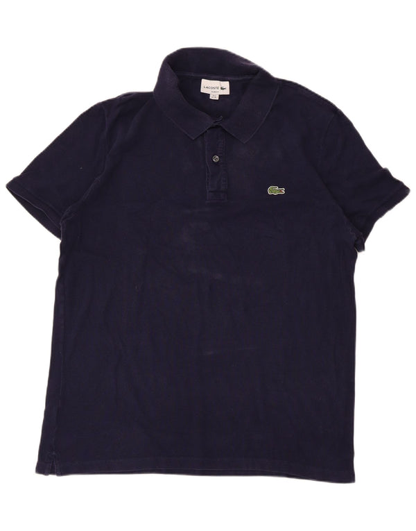 LACOSTE Ανδρικό πουκάμισο Polo Slim Fit, Μέγεθος 6 XL, Βαμβακερό, Navy Blue