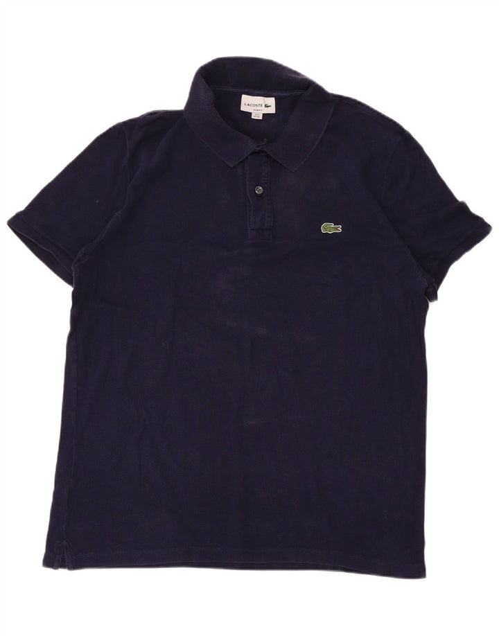 LACOSTE Ανδρικό πουκάμισο Polo Slim Fit, Μέγεθος 6 XL, Βαμβακερό, Navy Blue