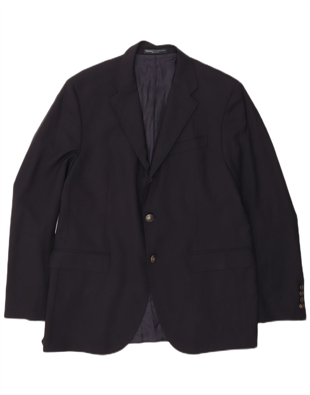 Polo Ralph Lauren Ανδρικό σακάκι με 2 κουμπιά σακάκι IT 54 XL Navy Blue Wool