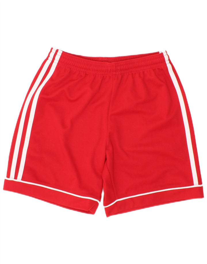 Αθλητικό σορτς Adidas Boys Climalite 9-10 ετών κόκκινο πολυεστέρα