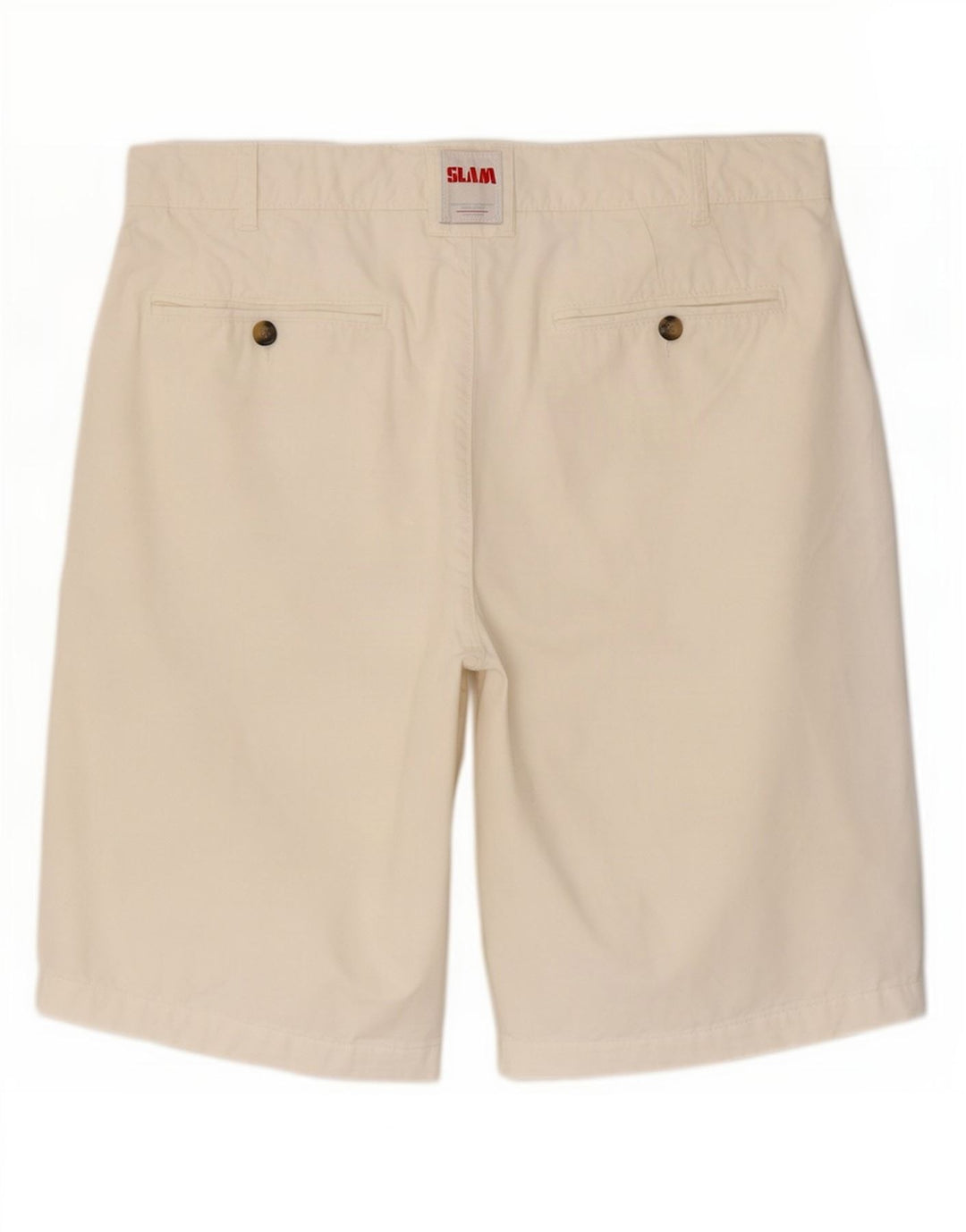 Slam Ανδρικό σορτς Chino IT 48 Medium W32 Λευκό βαμβακερό