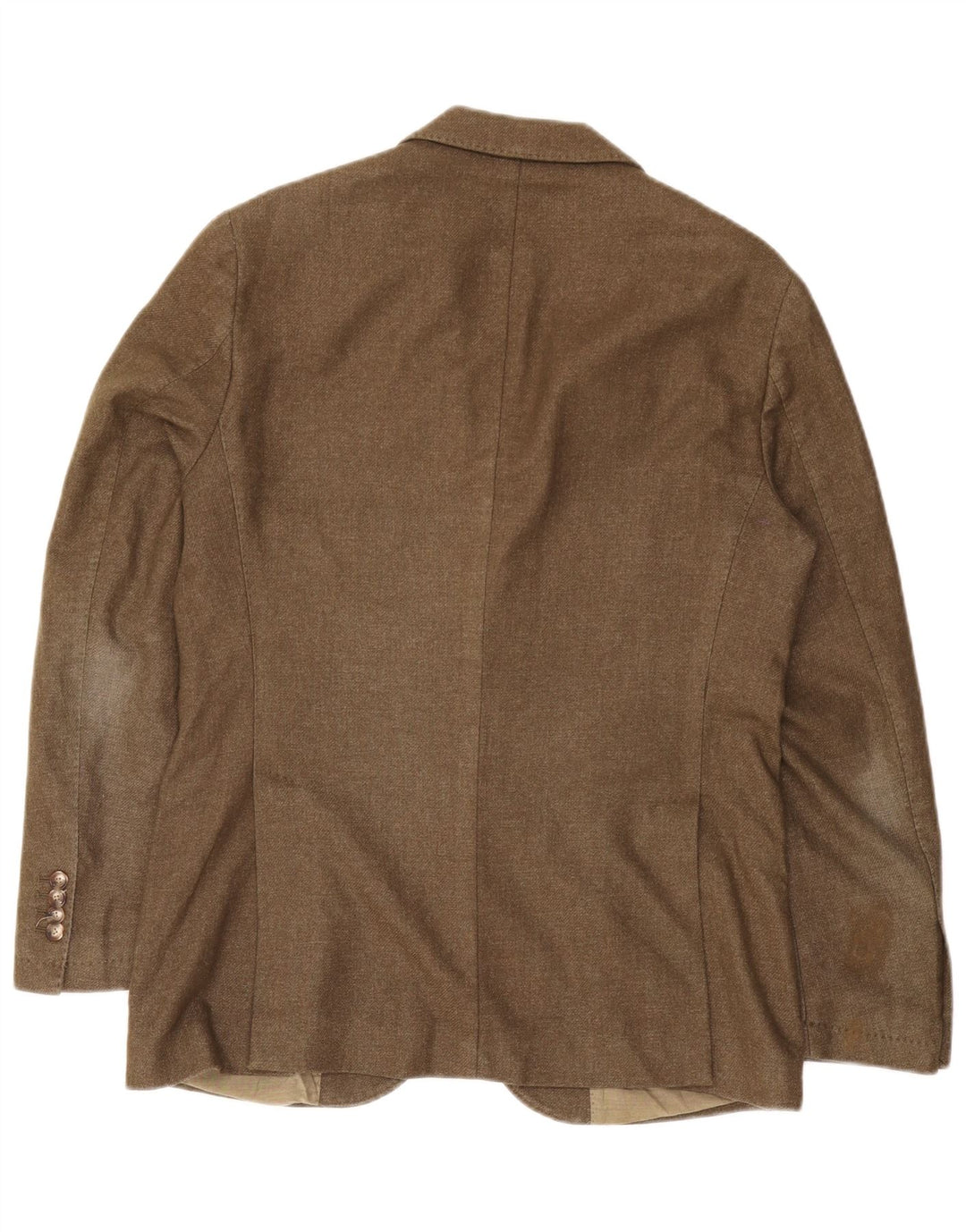 Massimo Dutti Ανδρικό μπουφάν σακάκι με 2 κουμπιά EU 50 μεγάλο καφέ μαλλί