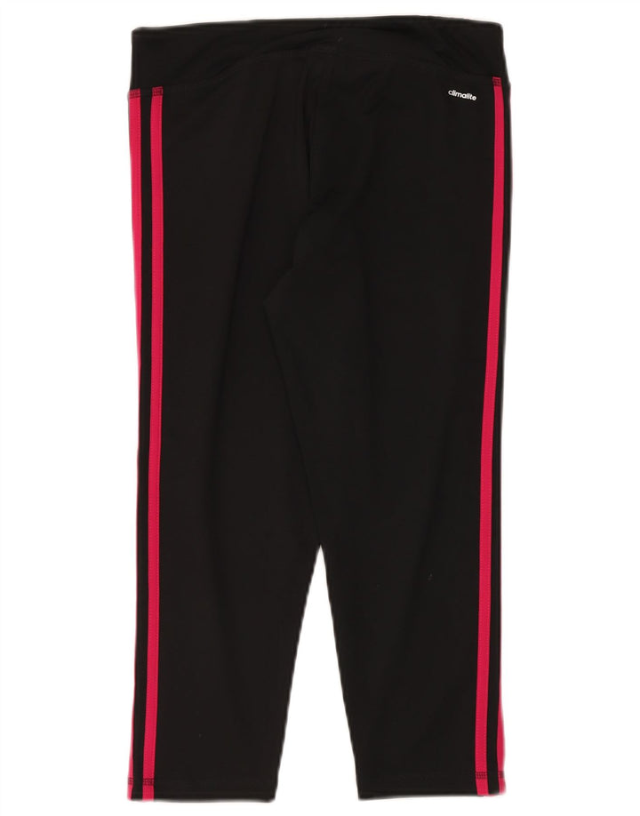 Γυναικεία Adidas Climalite Crop leggings UK 12/14 Medium Black Polyester