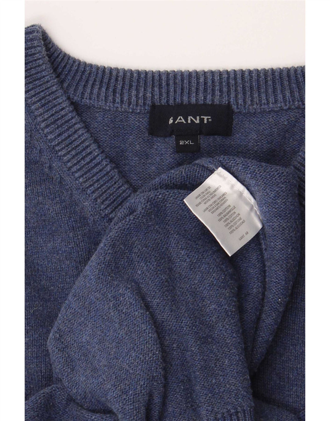Ανδρικό γιλέκο Gant Tank Top 2XL Navy Blue Cotton