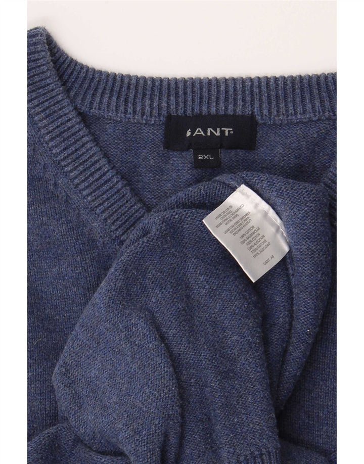 Ανδρικό γιλέκο Gant Tank Top 2XL Navy Blue Cotton