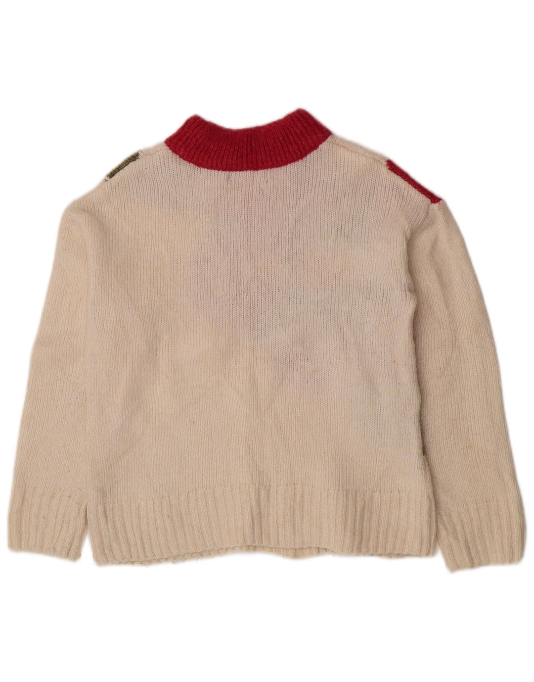 Marks & Spencer Γυναικείο πουλόβερ με λαιμό χελώνα UK 10 Small Off White