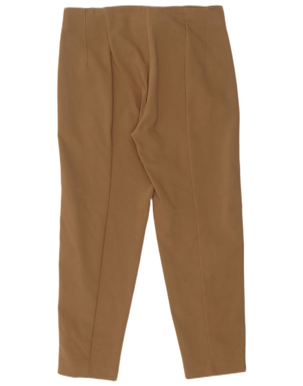 Massimo Dutti Γυναικείο ψηλόμεσο παντελόνι EU 42 Large W32 L27 Beige
