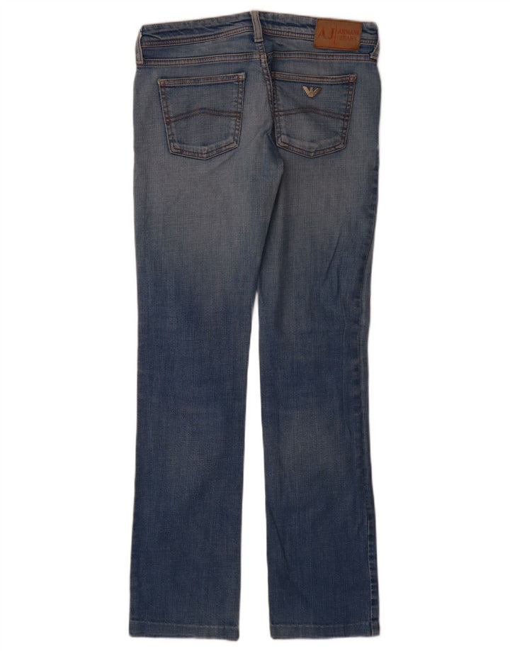 ARMANI Womens Slim Jeans W27 L30 Blue