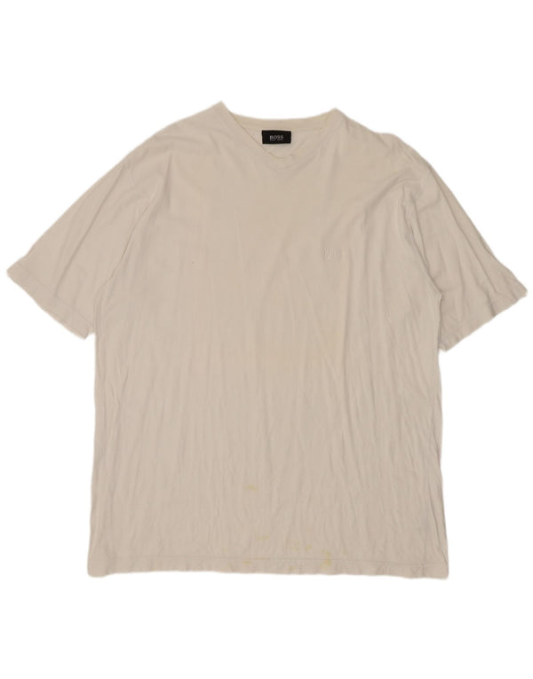 Ανδρικό T-Shirt Hugo Boss Top XL Λευκό