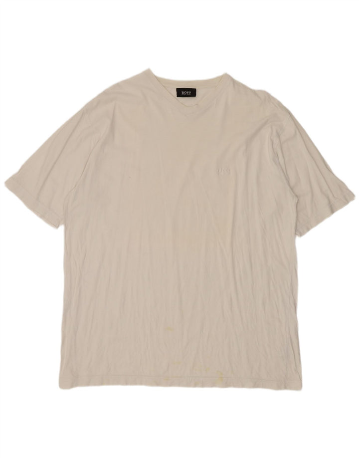 Ανδρικό T-Shirt Hugo Boss Top XL Λευκό