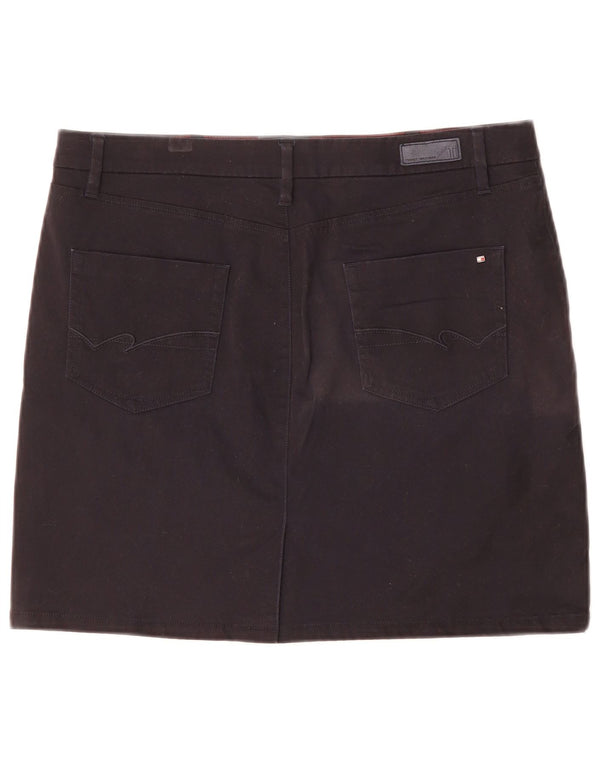 Tommy Hilfiger Γυναικεία Μίνι Φούστα US 10 Large W34 Μαύρη Βαμβακερή