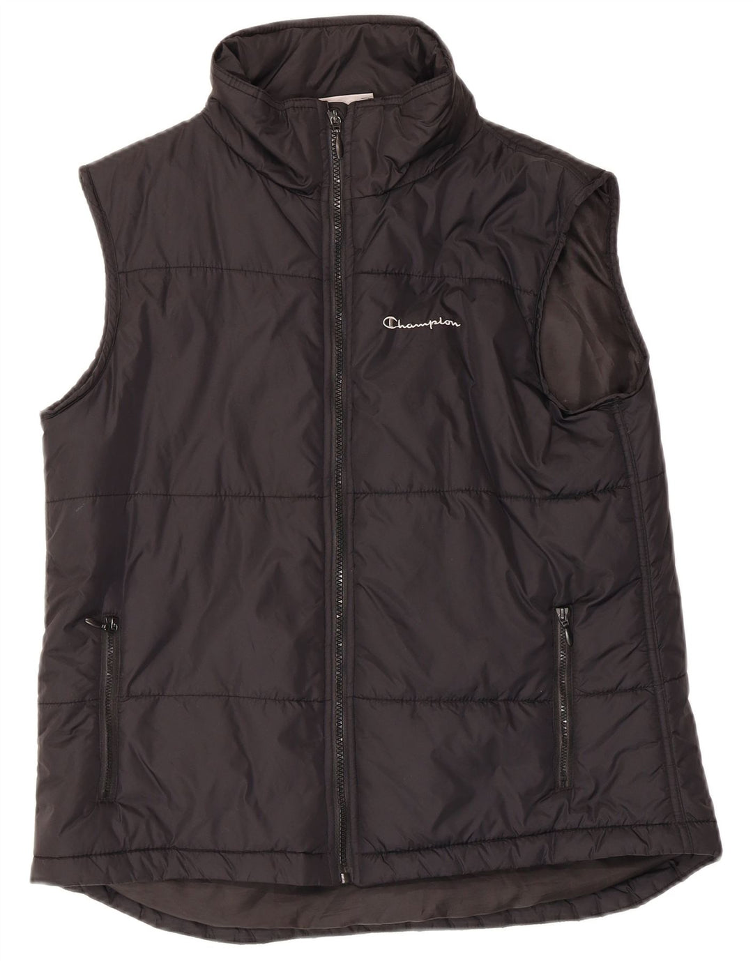 Champion Boys Padded Gilet 15-16 Years Black Nylon