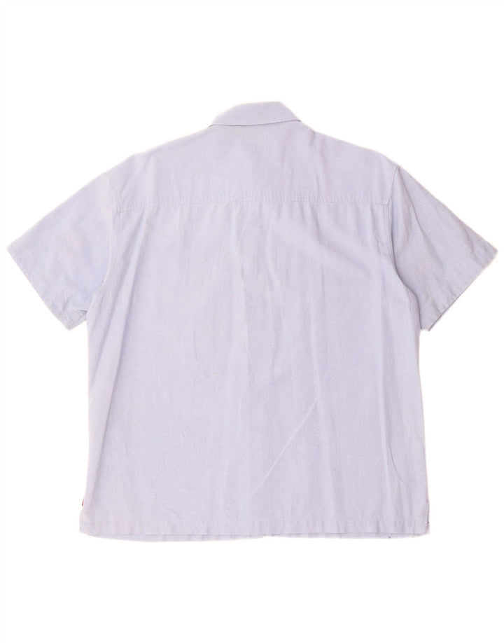 Ανδρικό κοντομάνικο πουκάμισο LEVI'S μπλε μεγάλο