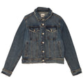 Zara Γυναικείο Τζιν Μπουφάν UK 16 Large Blue Cotton