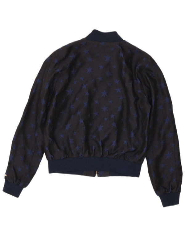Tommy Hilfiger Γυναικείο Bomber Jacket US 6 Medium Navy Blue Geometric