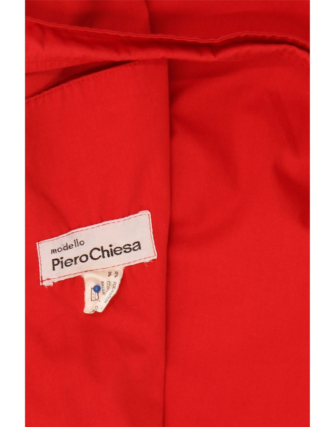Γυναικεία καμπαρντίνα VINTAGE UK 14 Medium Red Polyester