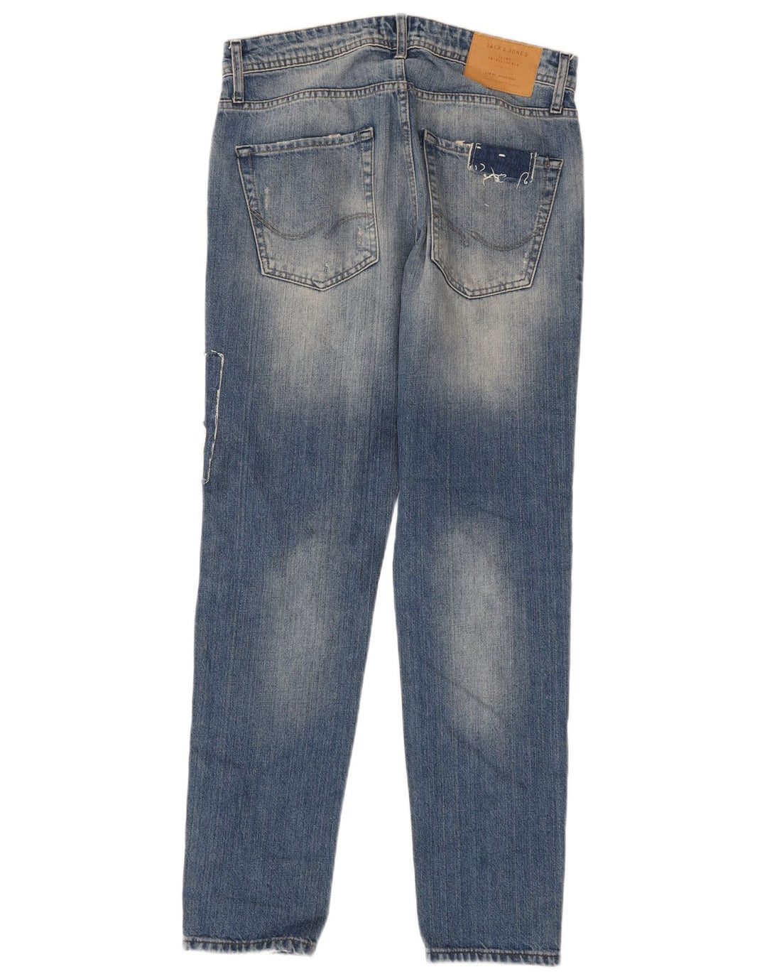 Jack & Jones Ανδρικό Mike Comfort Fit Slim Jeans W30 L32 Blue Patchwork