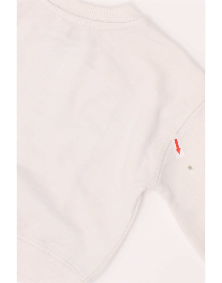 Γραφικό Φούτερ Dkny Boys Jumper 2-3 ετών Λευκό βαμβακερό