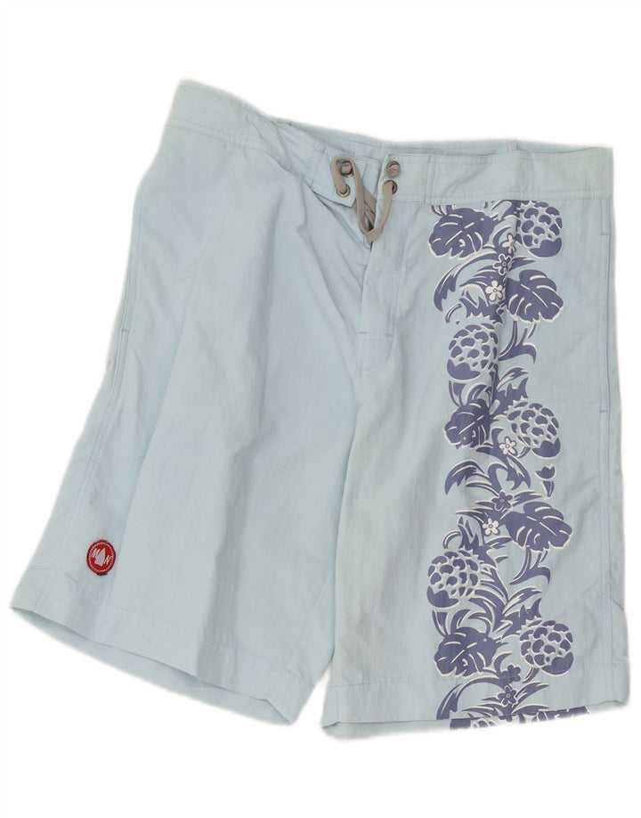 Ανδρικά γραφικά σορτς κολύμβησης Murphy & Nye XL Blue Floral Polyamide