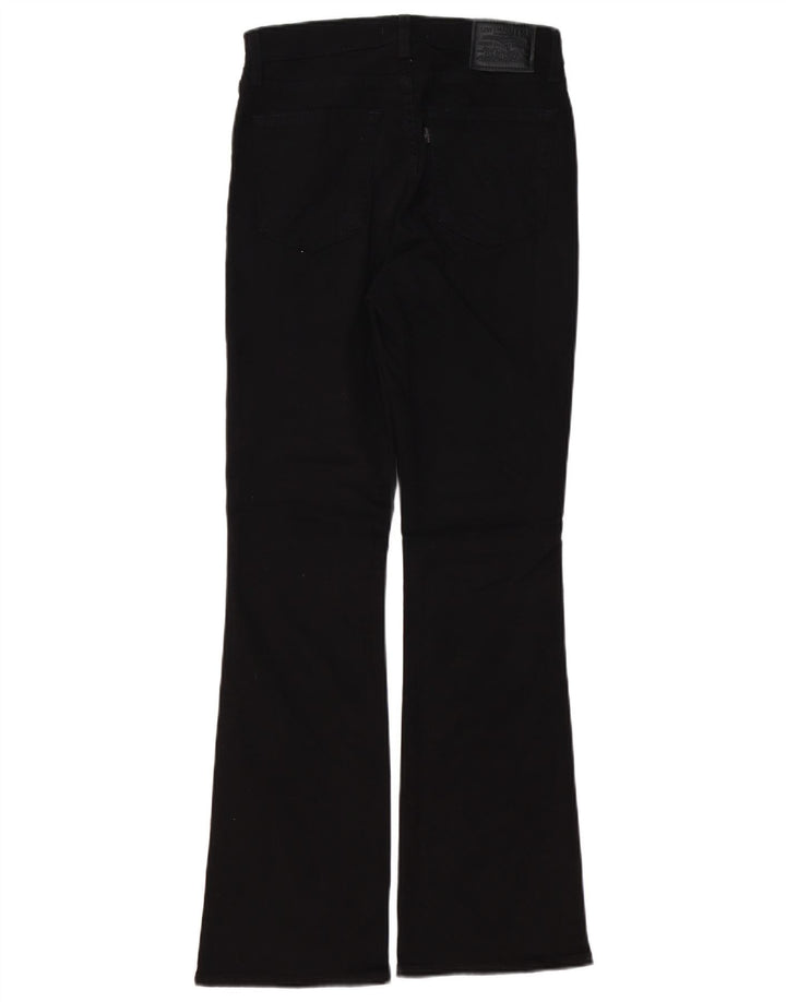 LEVI'S Γυναικείο 725 ψηλό μποτάκι τζιν W28 L30 μαύρο βαμβακερό