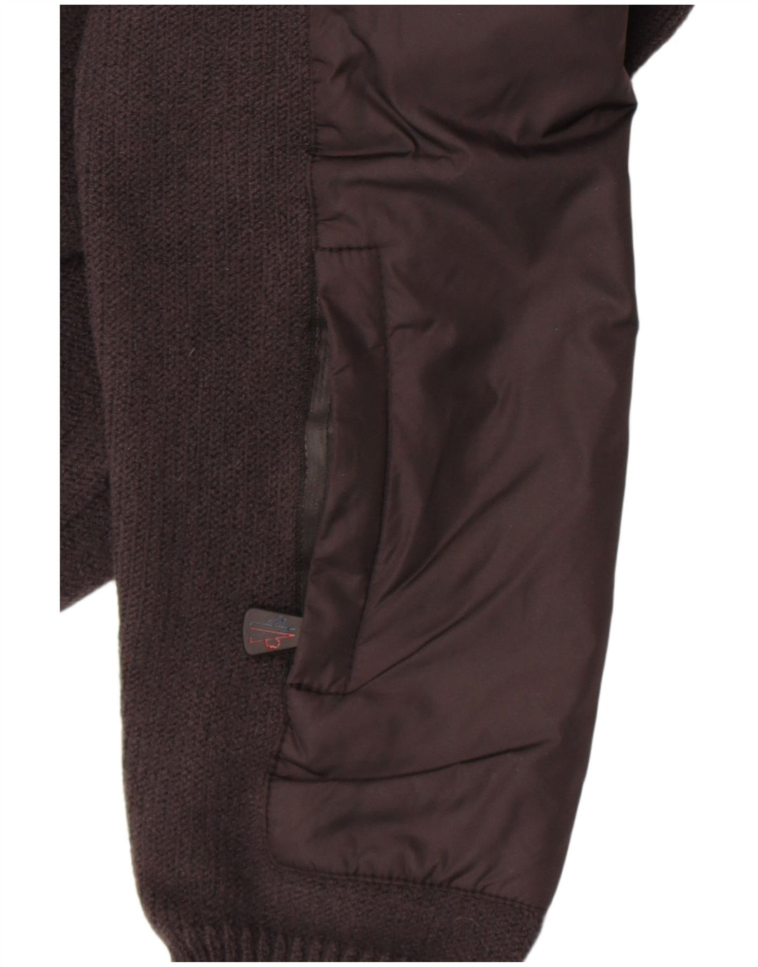 Ανδρικό πουλόβερ Moncler με φερμουάρ, μεγάλο γκρι μάλλινο