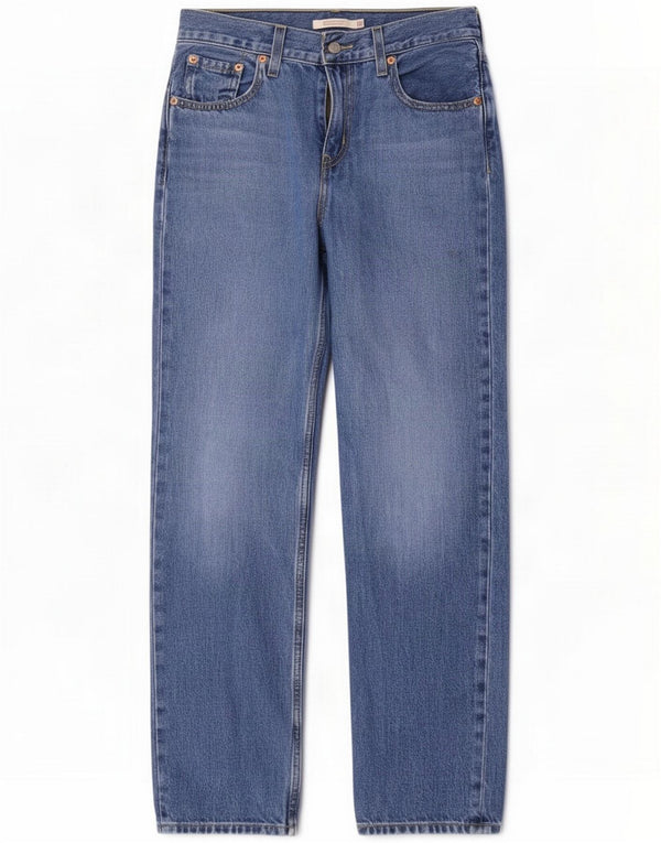 Γυναικεία ίσια τζιν Levi's W26 L30 Blue Cotton