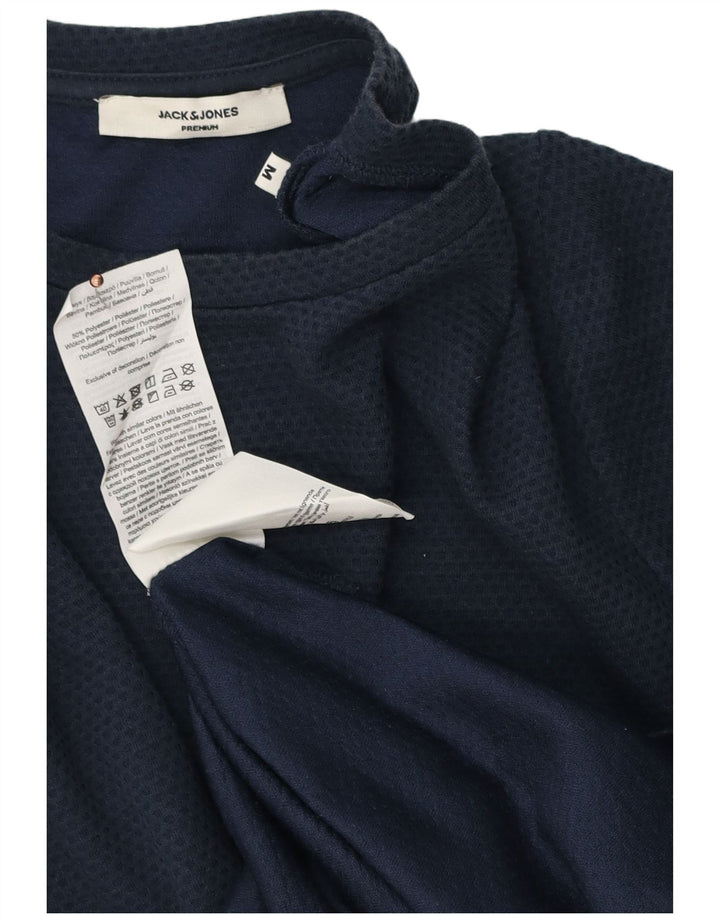 Jack & Jones Ανδρικό T-Shirt Top Βαμβακερό μεσαίο μπλε ναυτικό με στίγματα