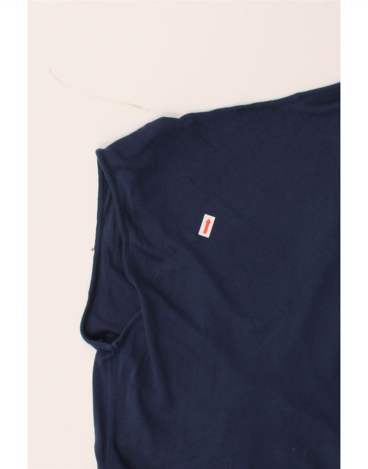 GUESS Womens Sleeveless Maxi Dress IT 44 Medium Navy Blue Modal Vintage Guess and Second-Hand Guess from Messina Hembry 