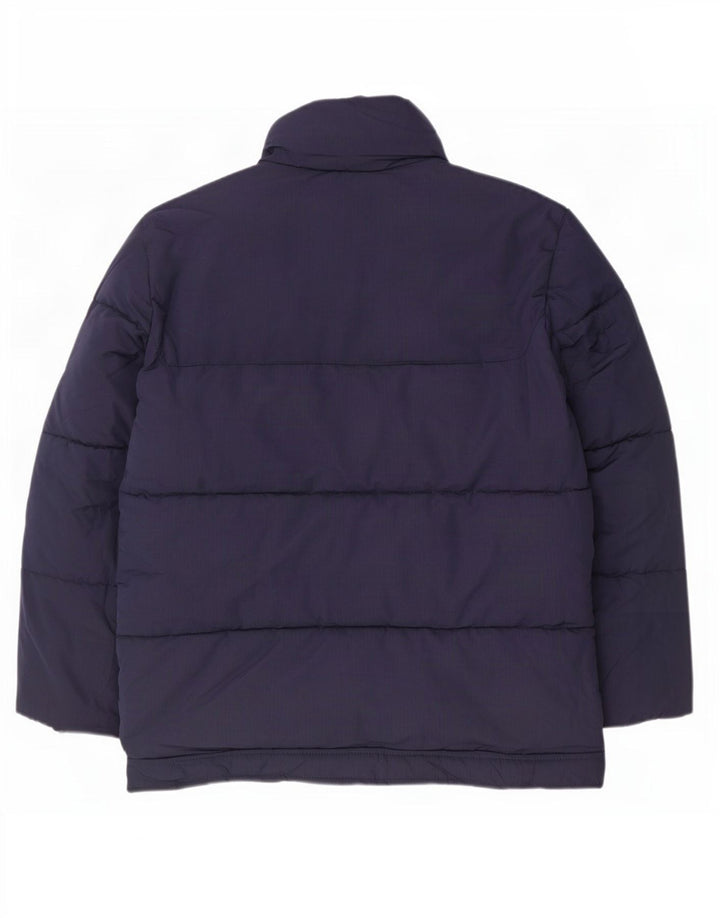 Ανδρικό μπουφάν Marks & Spencer UK 42 XL Navy Blue Polyester