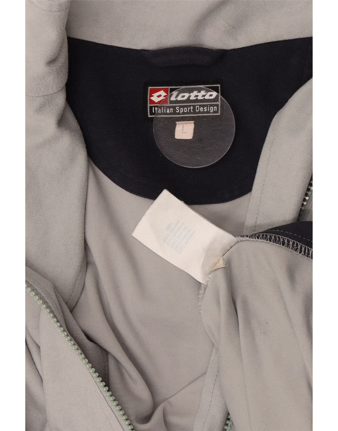 Ανδρική αθλητική φόρμα Lotto Top Jacket Large Grey Polyester