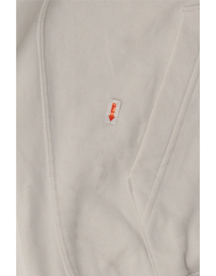 NIKE Mens Hoodie Jumper Small White Cotton Vintage Nike and Second-Hand Nike from Messina Hembry 