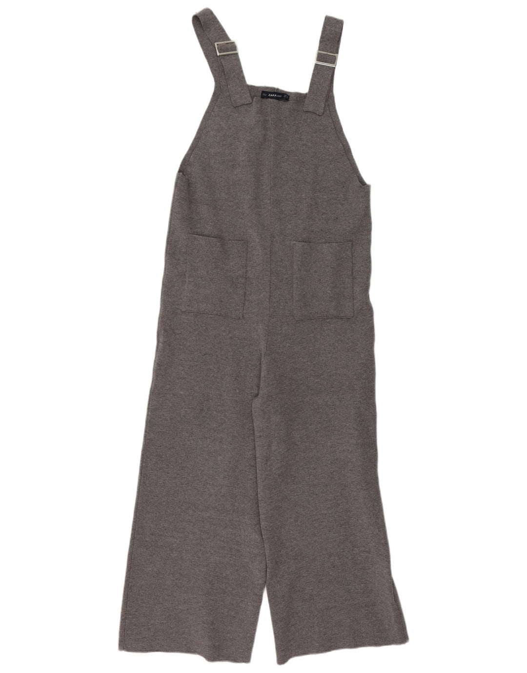 Zara γυναικεία πλεκτή φόρμα UK 12 μεσαία γκρι βισκόζη