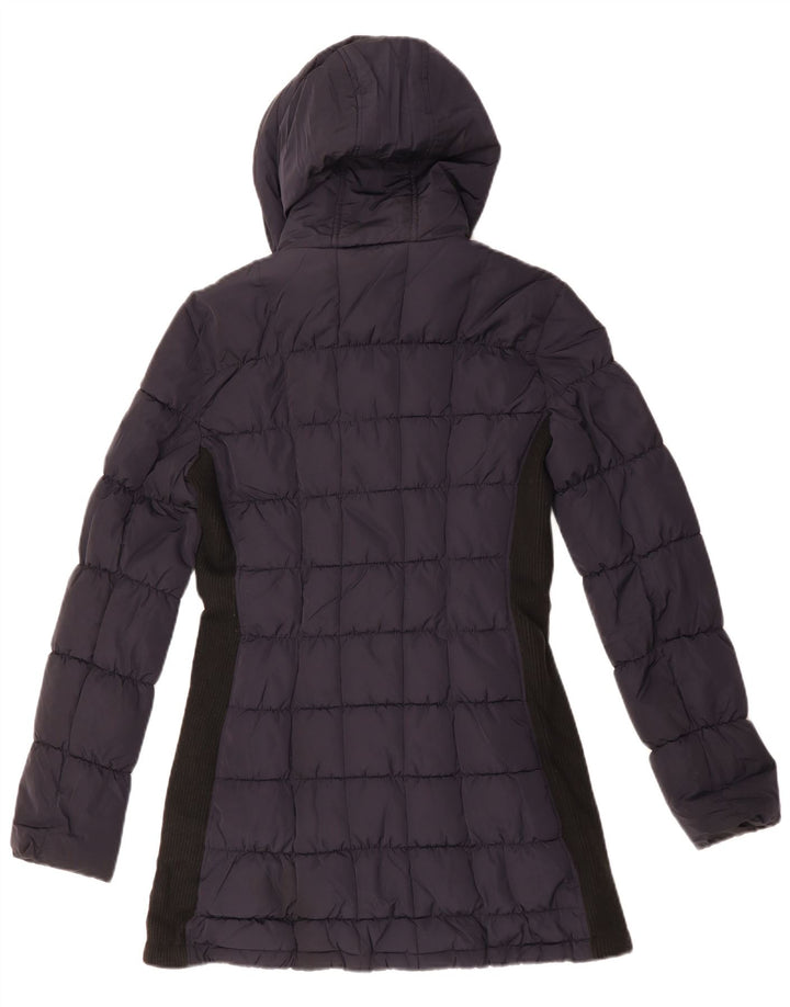 CALVIN KLEIN Γυναικείο υπερμεγέθη παλτό UK 10 Small Navy Blue
