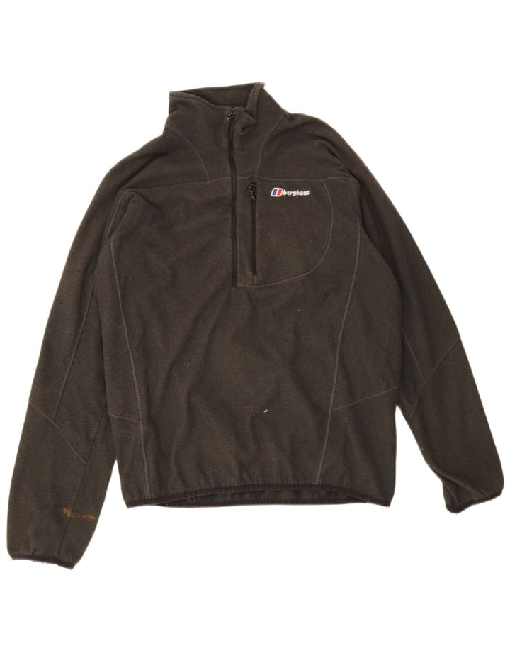 Berghaus Ανδρικό φερμουάρ Fleece Jumper Μεγάλο πράσινο πολυεστέρας