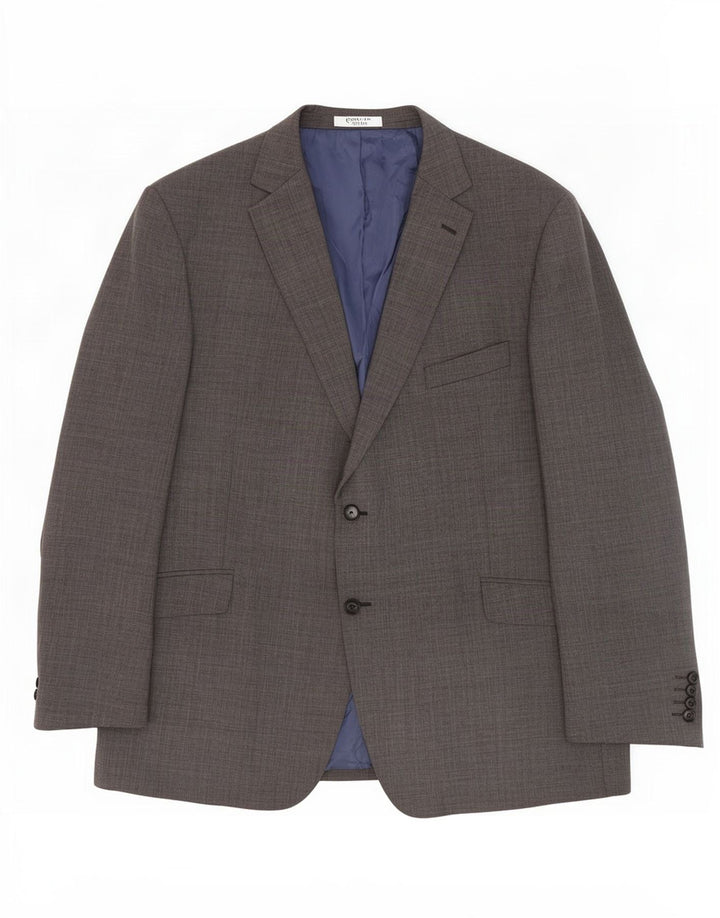 Marks & Spencer Ανδρικό σακάκι σακάκι με 2 κουμπιά UK 48 2XL γκρι μαλλί