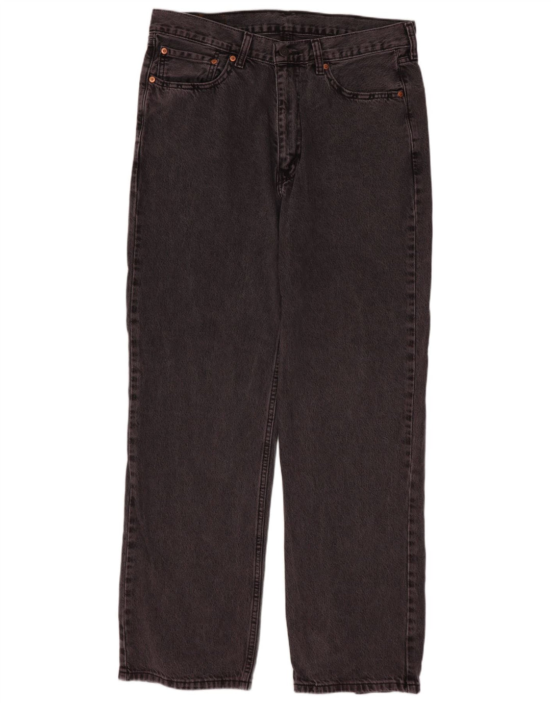 Levi's Mens 565 Straight Jeans W33 L32 Μωβ βαμβακερό