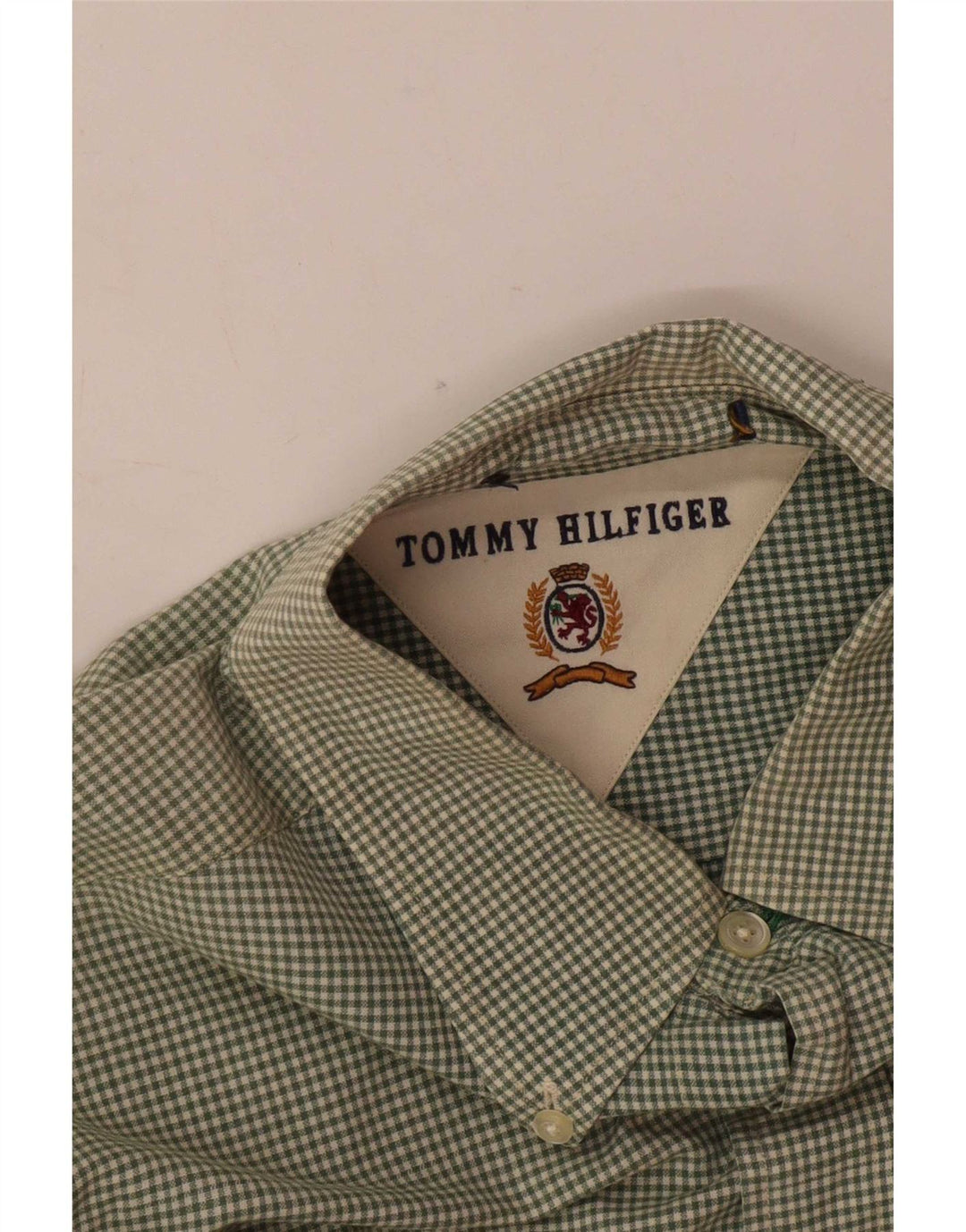 Ανδρικό φανελένιο πουκάμισο Tommy Hilfiger XL Πράσινο Gingham