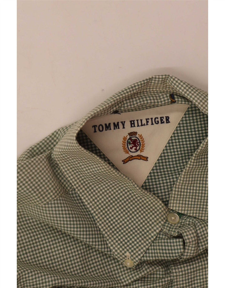 Ανδρικό φανελένιο πουκάμισο Tommy Hilfiger XL Πράσινο Gingham
