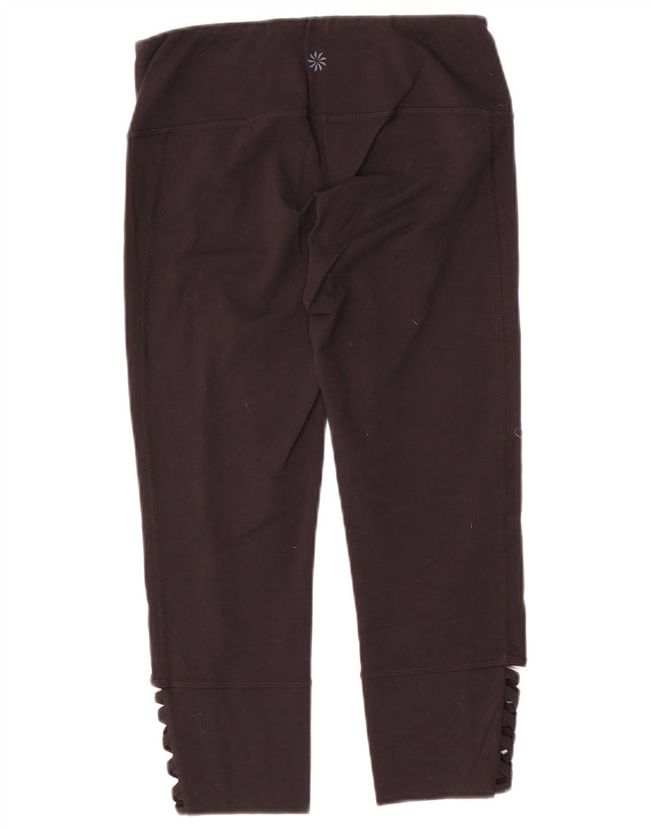 ATHLETA Γυναικεία κολάν Capri UK 10 Small Black Nylon