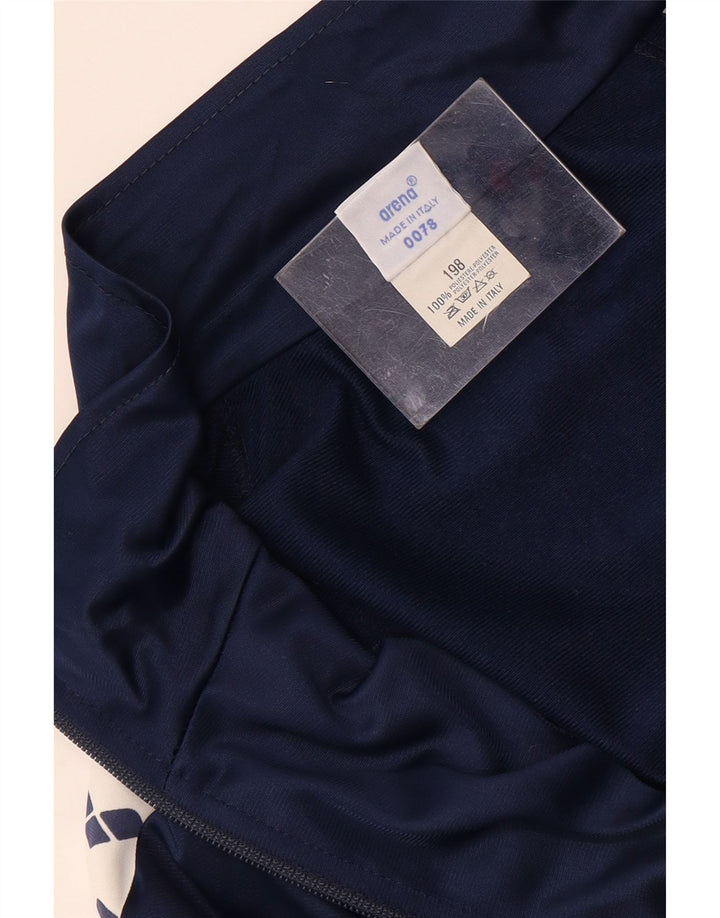 Ανδρική φόρμα γραφικών Arena Top Jacket XL Navy Blue Colorblock Polyester